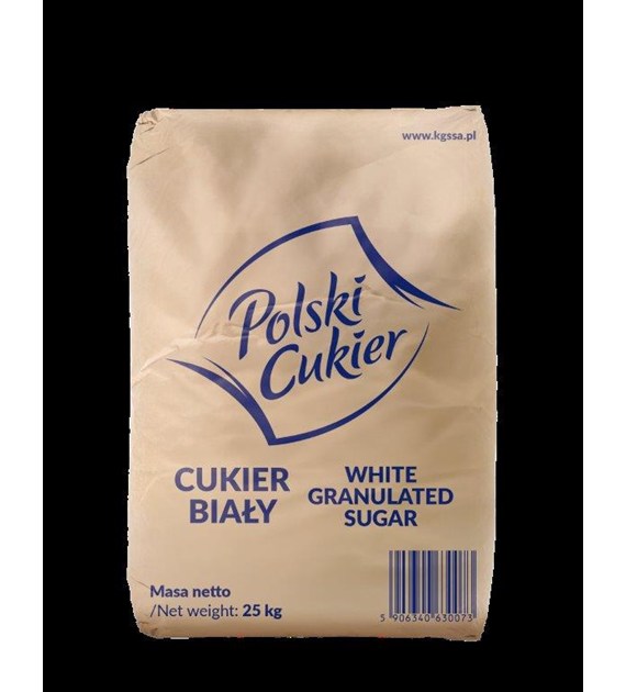 POLSKI CUKIER BIAŁY LUZ 25kg