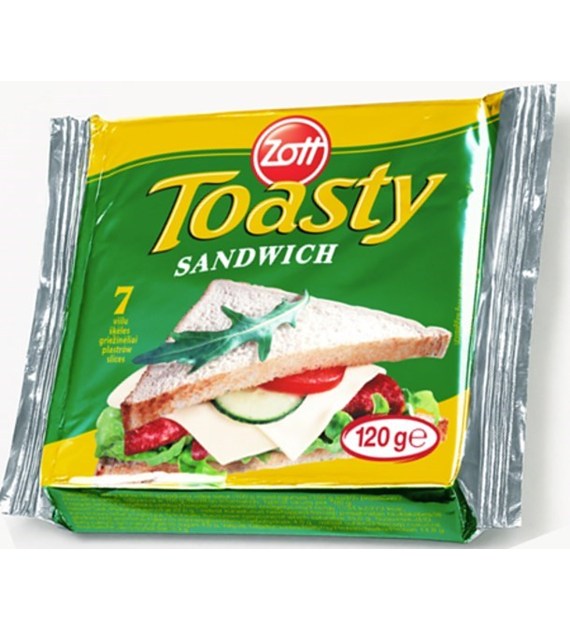 ZOTT SER TOPIONY PLASTRY 120g/48 TOASTY HAMBURGER