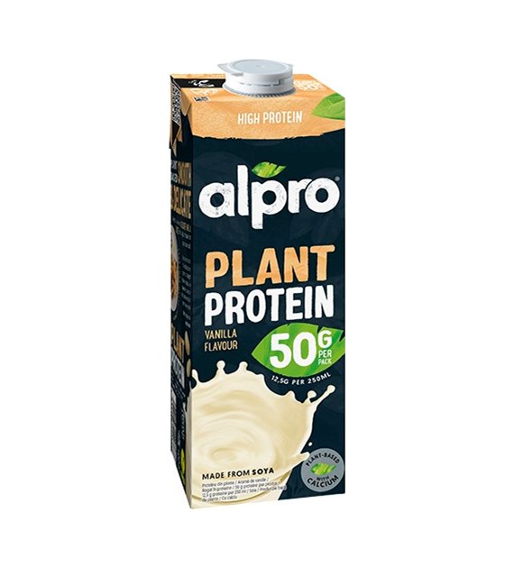 ALPRO NAPÓJ SOJOWY WYSOKOBIAŁKOWY WANILIOWY 1L/8