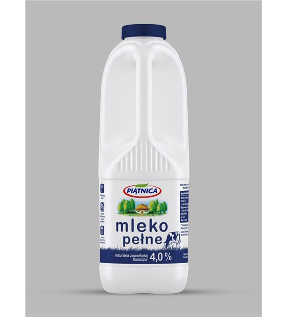 PIĄTNICA MLEKO but. 1L 4% (6) PEŁNE