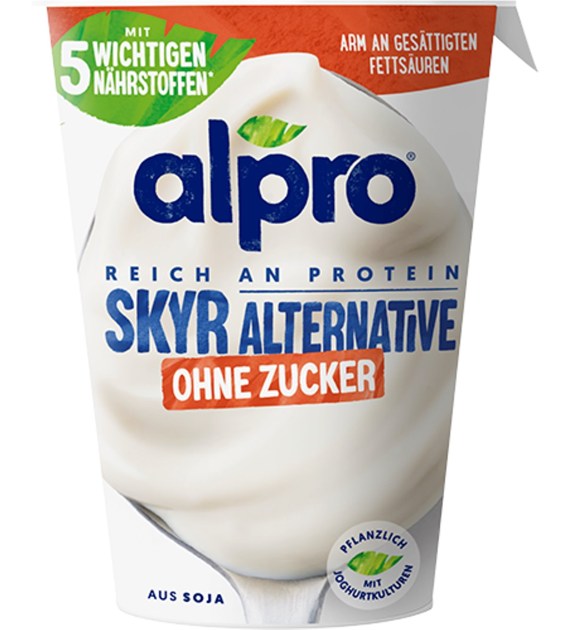 ALPRO SKYR STYLE SOJOWY BEZ CUKRU 400g/6