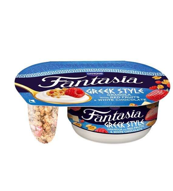 DANONE FANTASIA GRECKA Z GRANOLĄ 100g/12