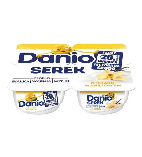 DANONE DANIO 4x150g CZTEROPACK WANILIA (4)