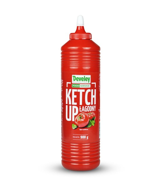 DEVELEY KETCHUP ŁAGODNY 900g/6