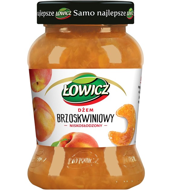 AGROS ŁOWICZ DŻEM 450g BRZOSKWINIA (6)