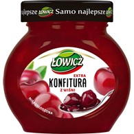 AGROS ŁOWICZ KONFITURA WIŚNIA 240g/8