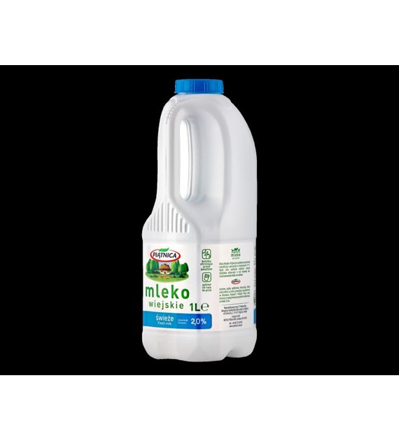 PIĄTNICA MLEKO but. 1L 2% (6) wiejskie