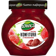 AGROS ŁOWICZ KONFITURA TRUSKAWKA 240g/8