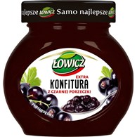 AGROS ŁOWICZ KONFITURA CZARNA PORZECZKA 240g/8