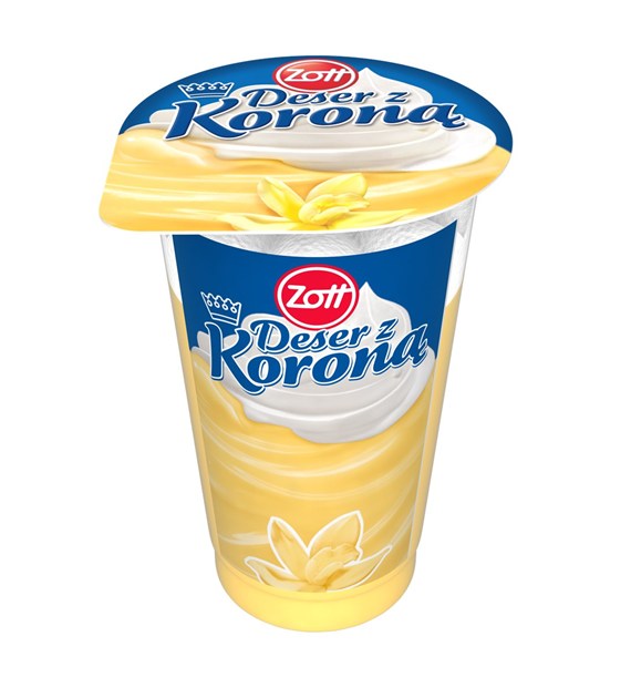 ZOTT DESER Z KORONĄ WANILIA 175g/24