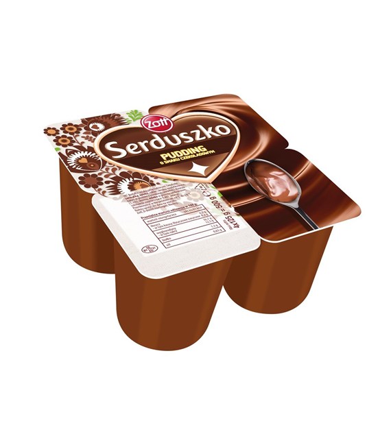 ZOTT SERDUSZKO PUDDING CZEKOLADA 4x125g/6