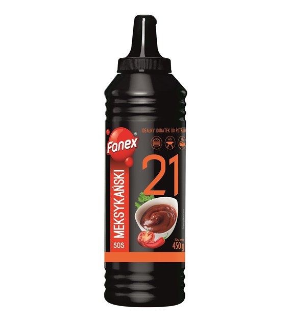 FANEX SOS MEKSYKAŃSKI PIKANTNY 450g/6 but. plast