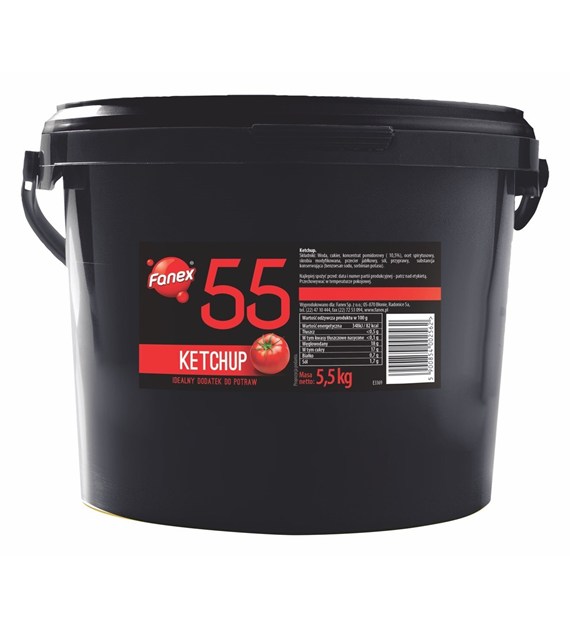 FANEX KETCHUP ŁAGODNY 5,5kg wiadro