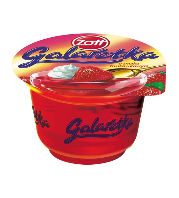 ZOTT GALARETKA TRUSKAWKA 175g/12