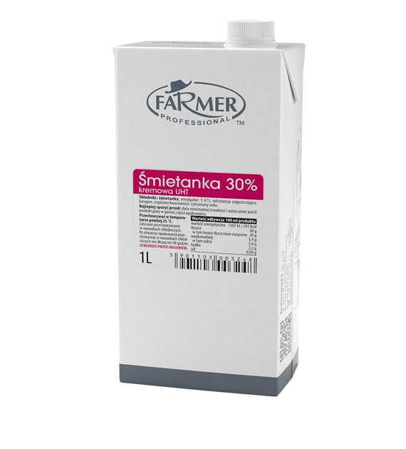 FARMER ŚMIETANKA UHT 1L 30% (12)