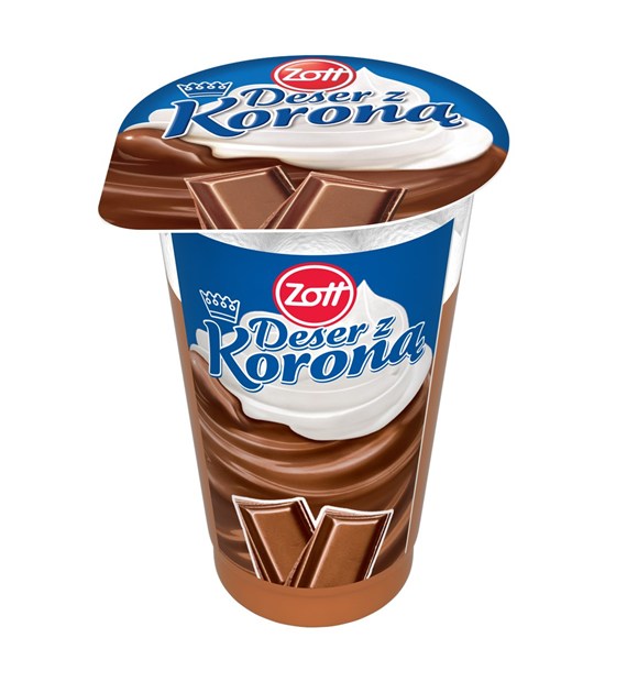 ZOTT DESER Z KORONĄ CZEKOLADA 175g/24